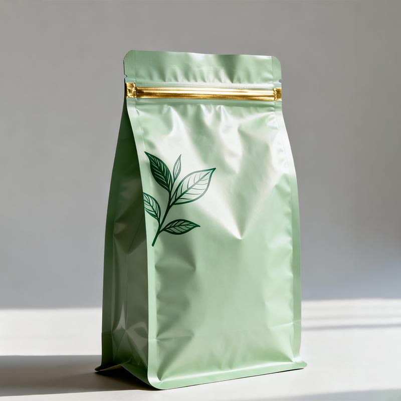 บรรจุภัณฑ์ชาพลาสติก Stand-Up Pouch