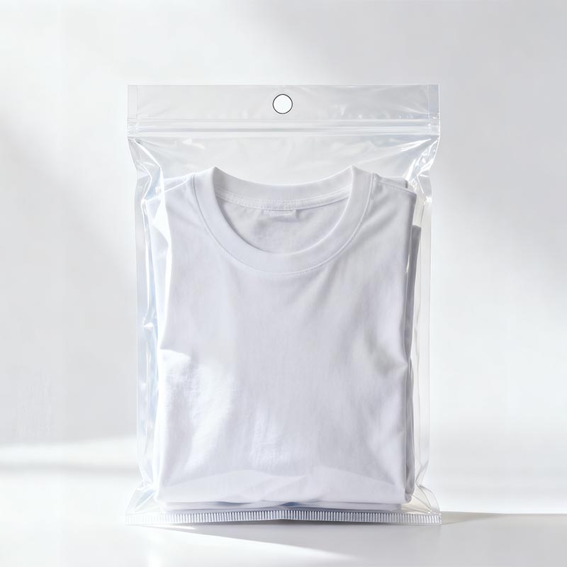 ถุงพลาสติกโพลีใสสำหรับตัดเย็บเสื้อผ้า